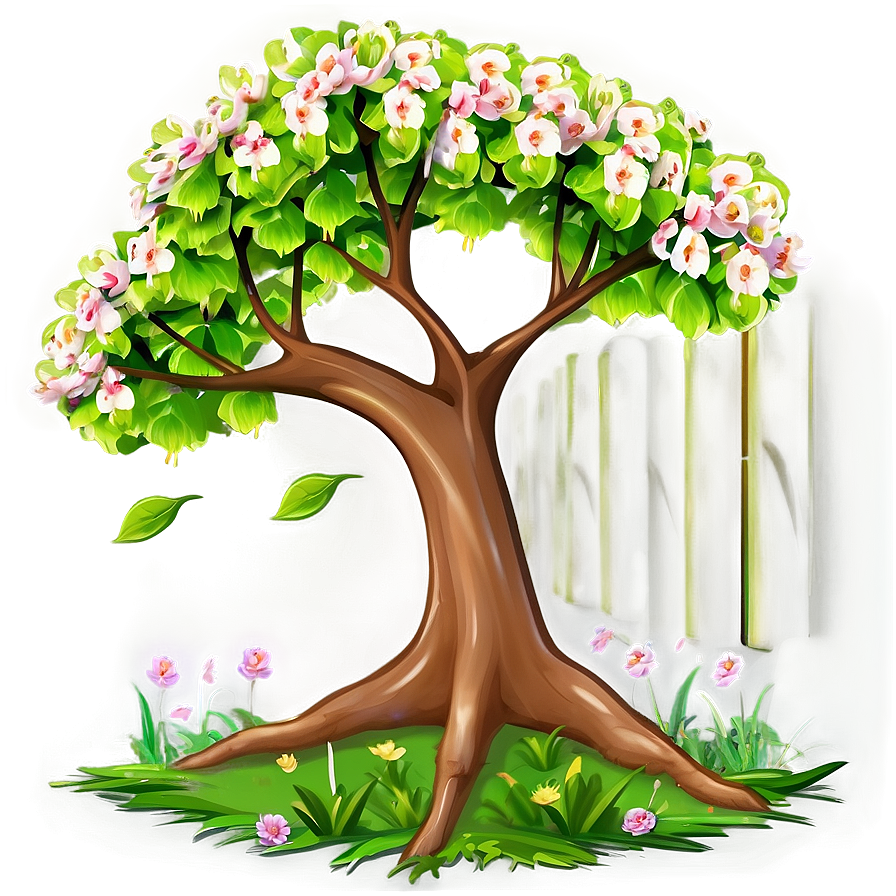 Spring Tree Artwork Png 50