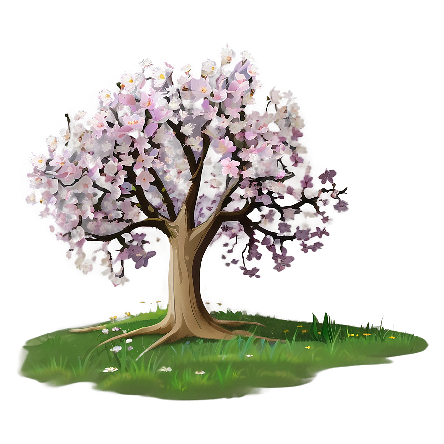 Springtime Big Tree Bloom Png Rdk35