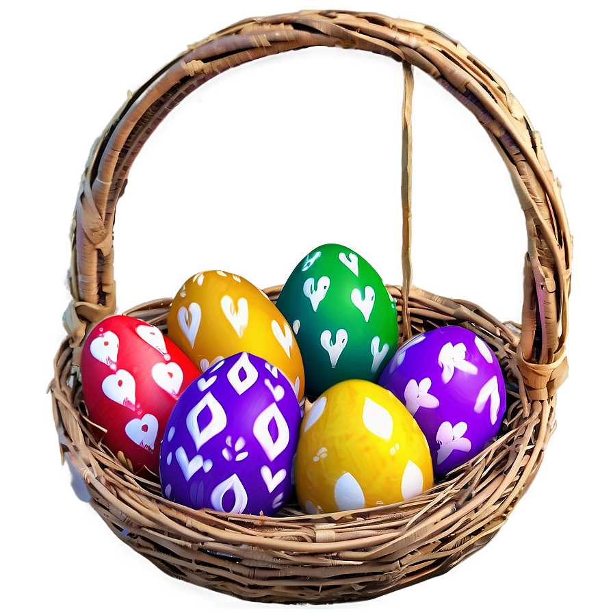 Springtime Easter Eggs Png Cnv