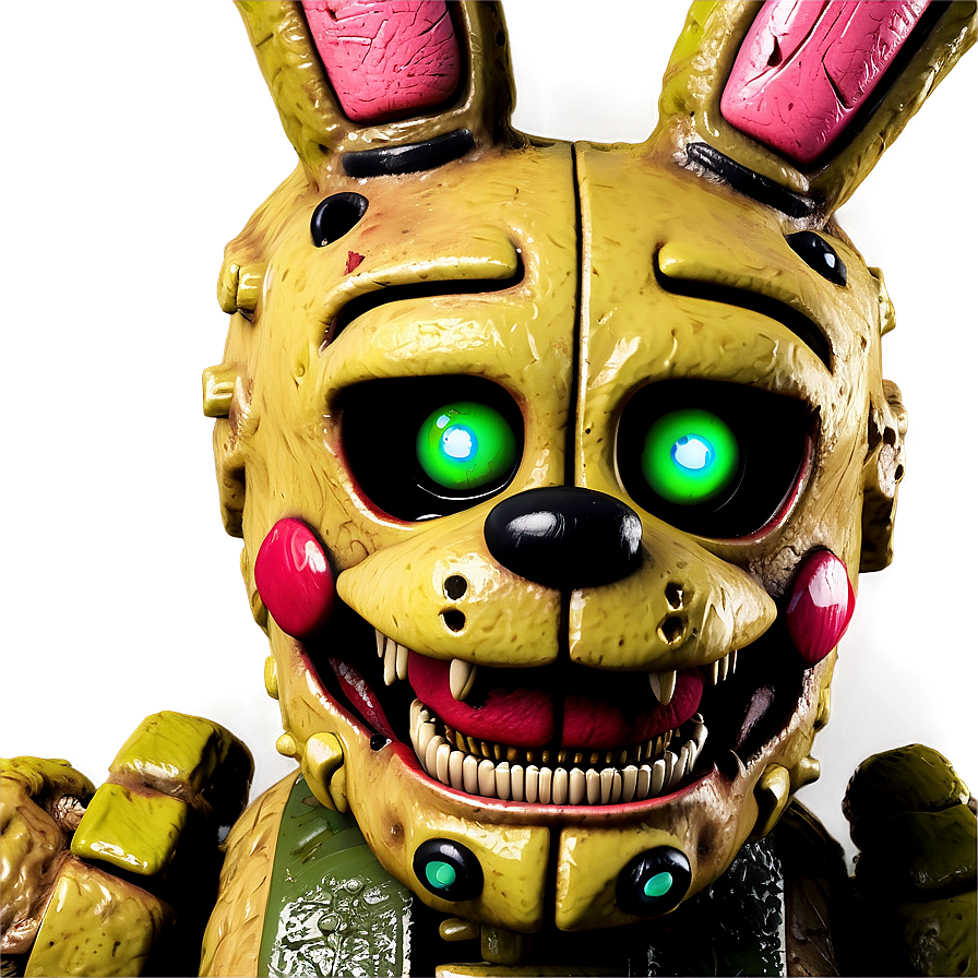 Springtrap Close-up Shot Png Hfk91