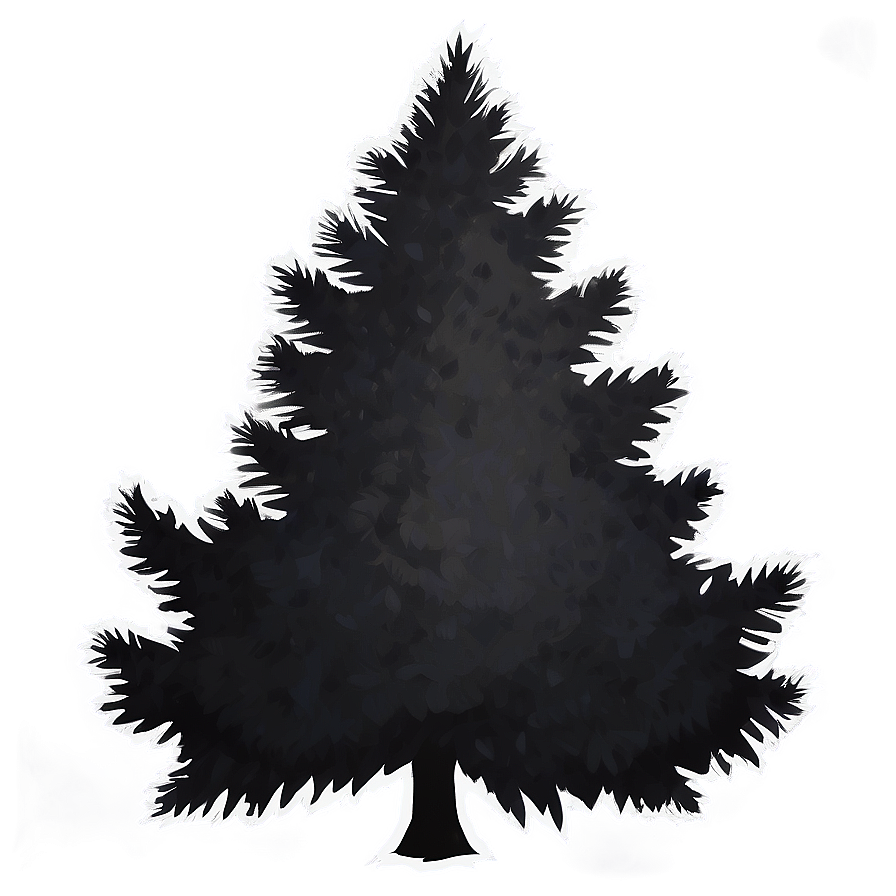 Spruce Tree Silhouette Png Jhh