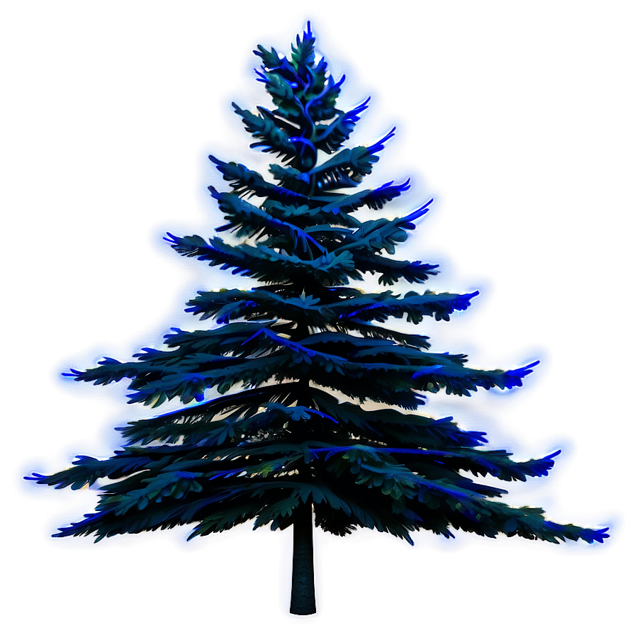 Spruce Tree Under Starry Sky Png Fri76