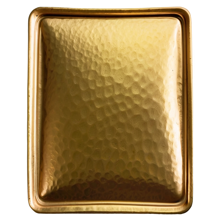 Square Gold Plate Png 06262024