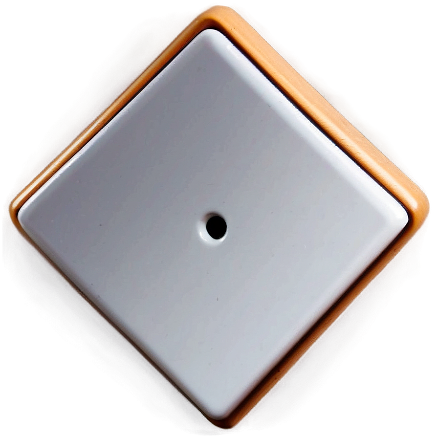 Square White Button Png Bil50