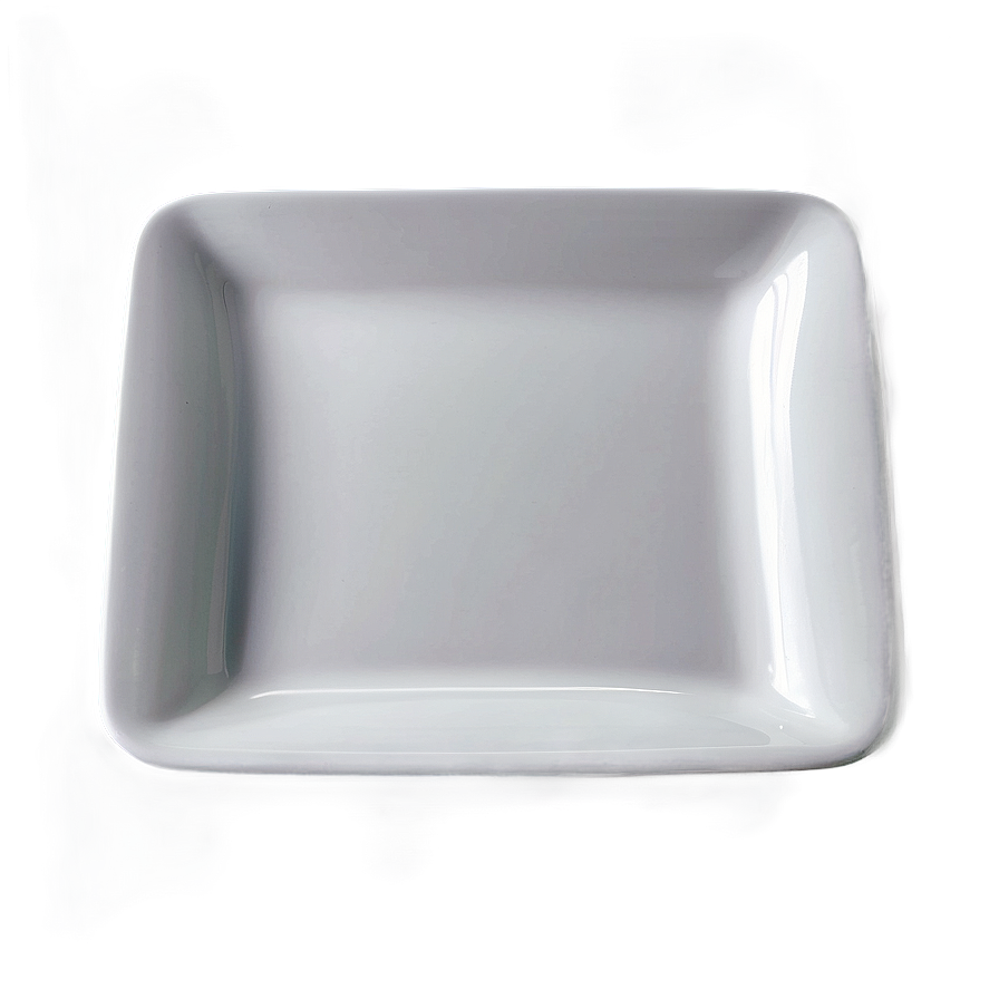 Square White Plate Png 71