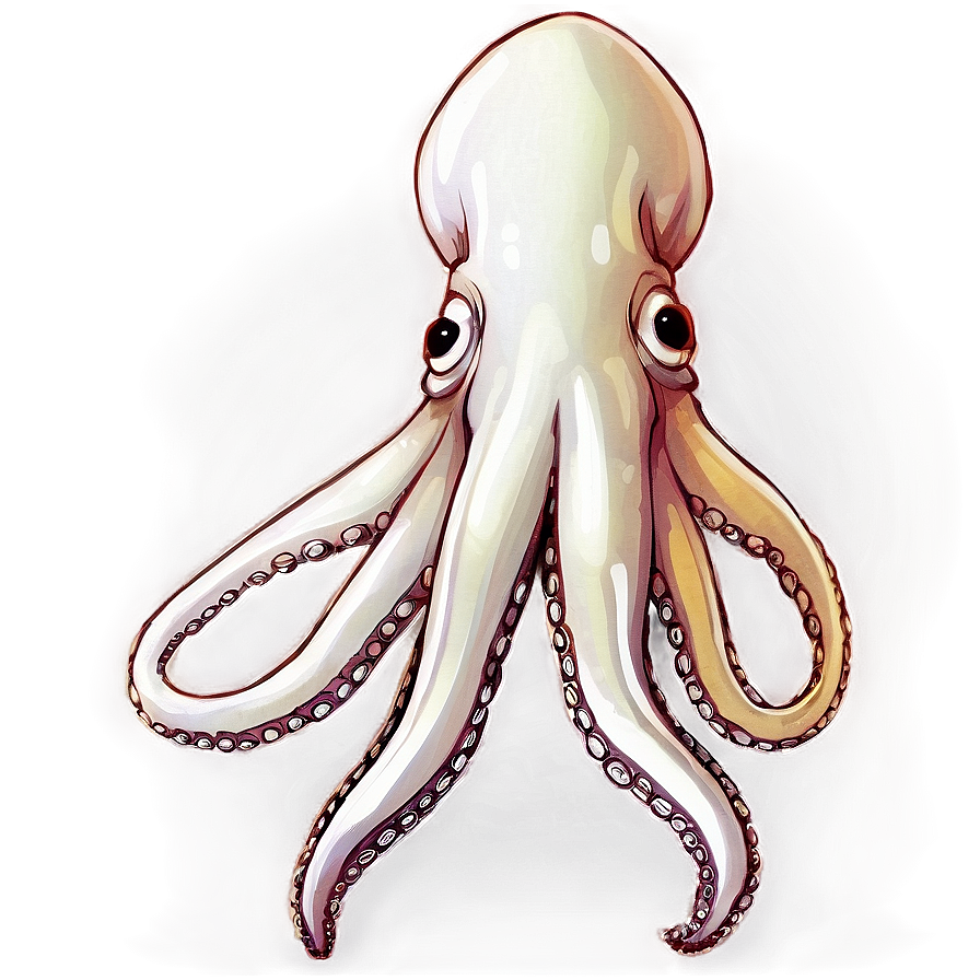 Squid Illustration Png 38