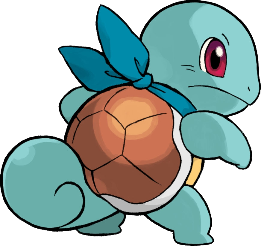 Squirtle Pokemon Character Illustration