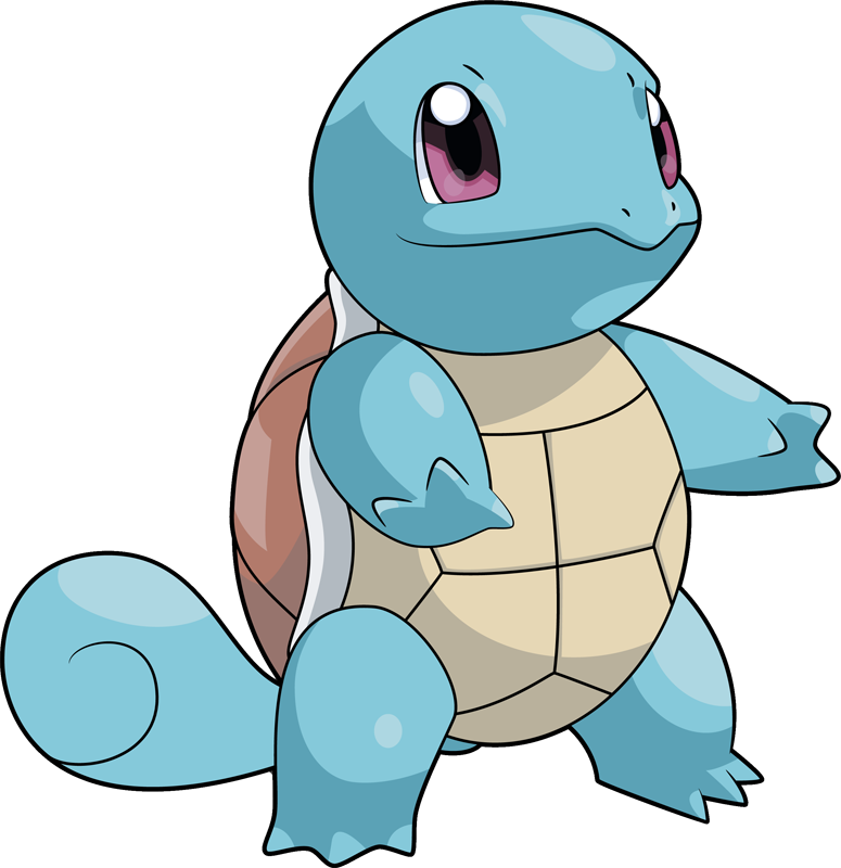 Squirtle Pokemon Character Illustration