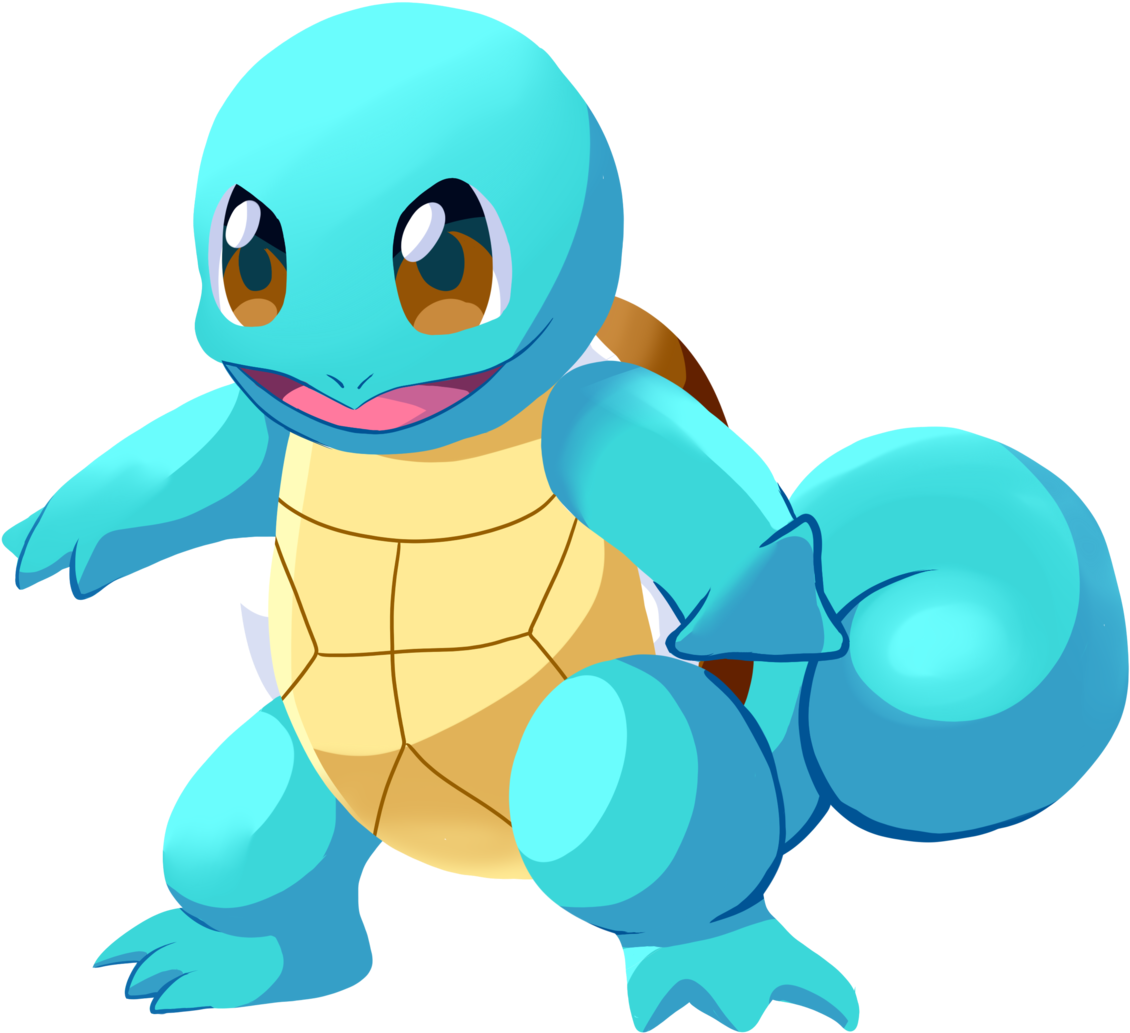 Squirtle Pokemon Character Illustration