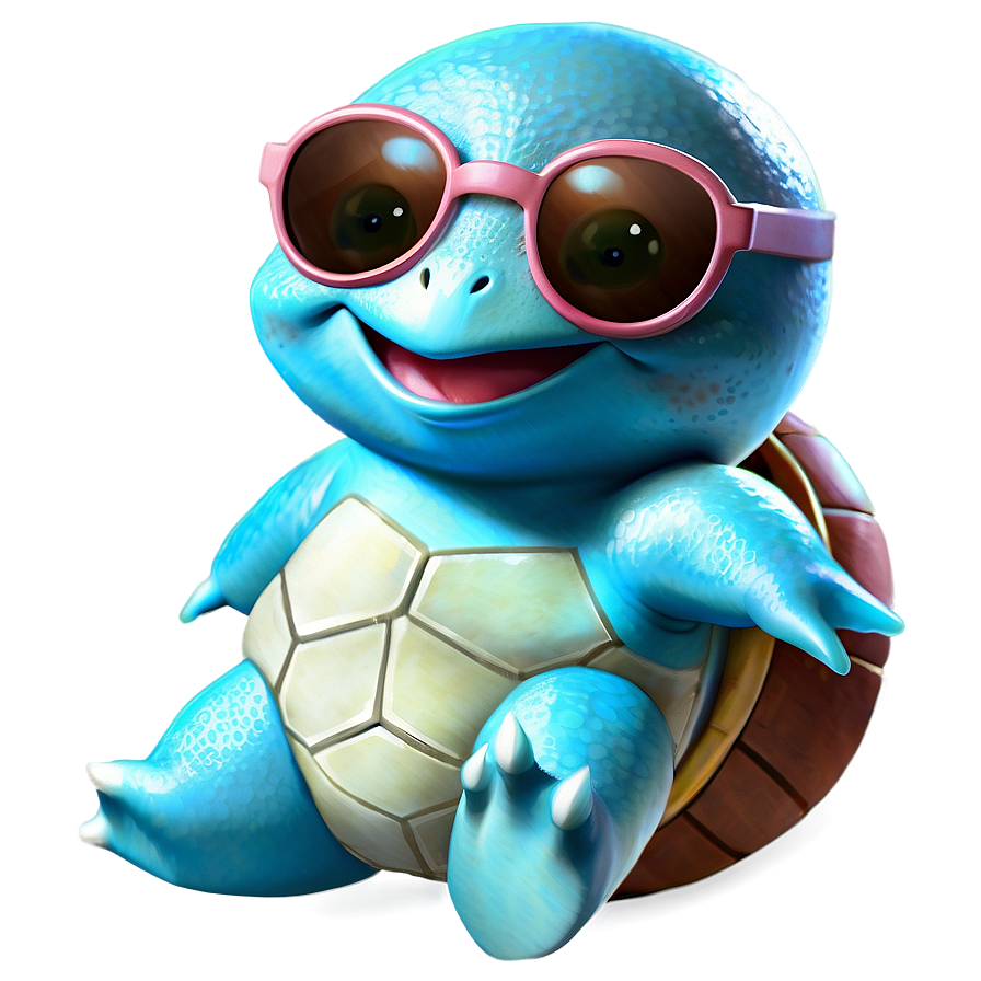 Squirtle With Sunglasses Png 42