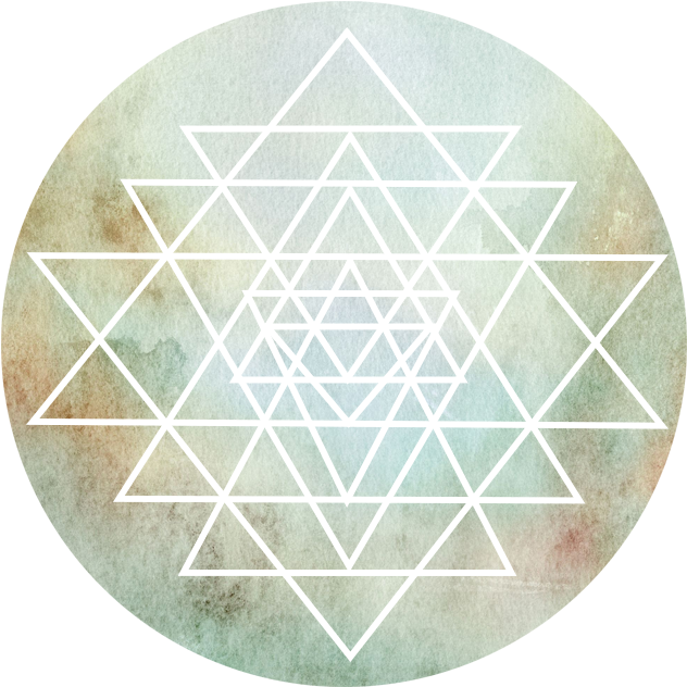 Sri Yantra Sacred Geometry Art