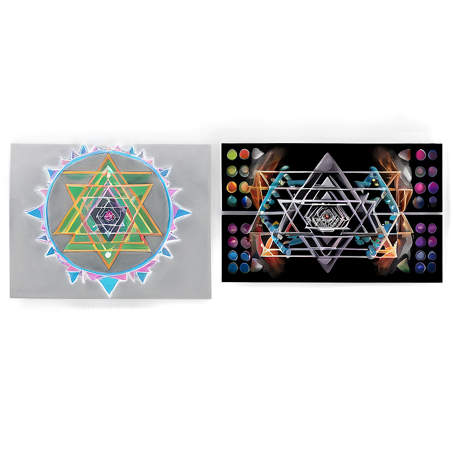 Sri Yantra Sacred Geometry Png 06252024