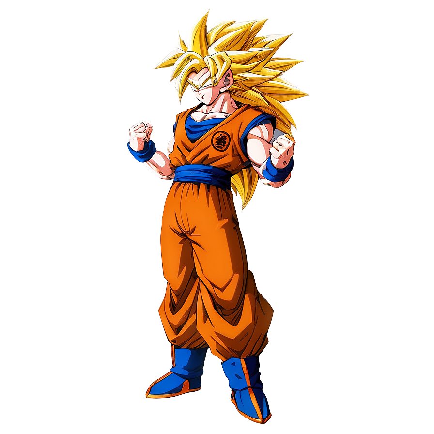 Ssj3 Goku With Dragon Balls Png Wlq91