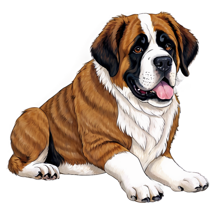 St Bernard Dog Png Tdl33