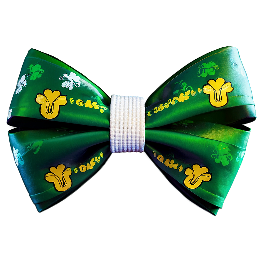 St. Patrick's Cheer Bow Png Nkc84