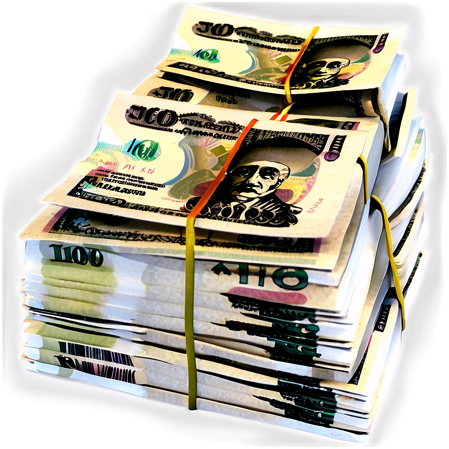 Stack Of Bills Png Yio