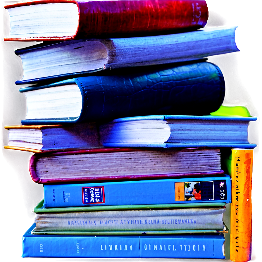 Stack Of Books Png 05232024