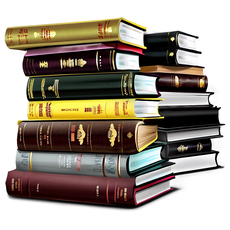 Stack Of Books Transparent Png 46