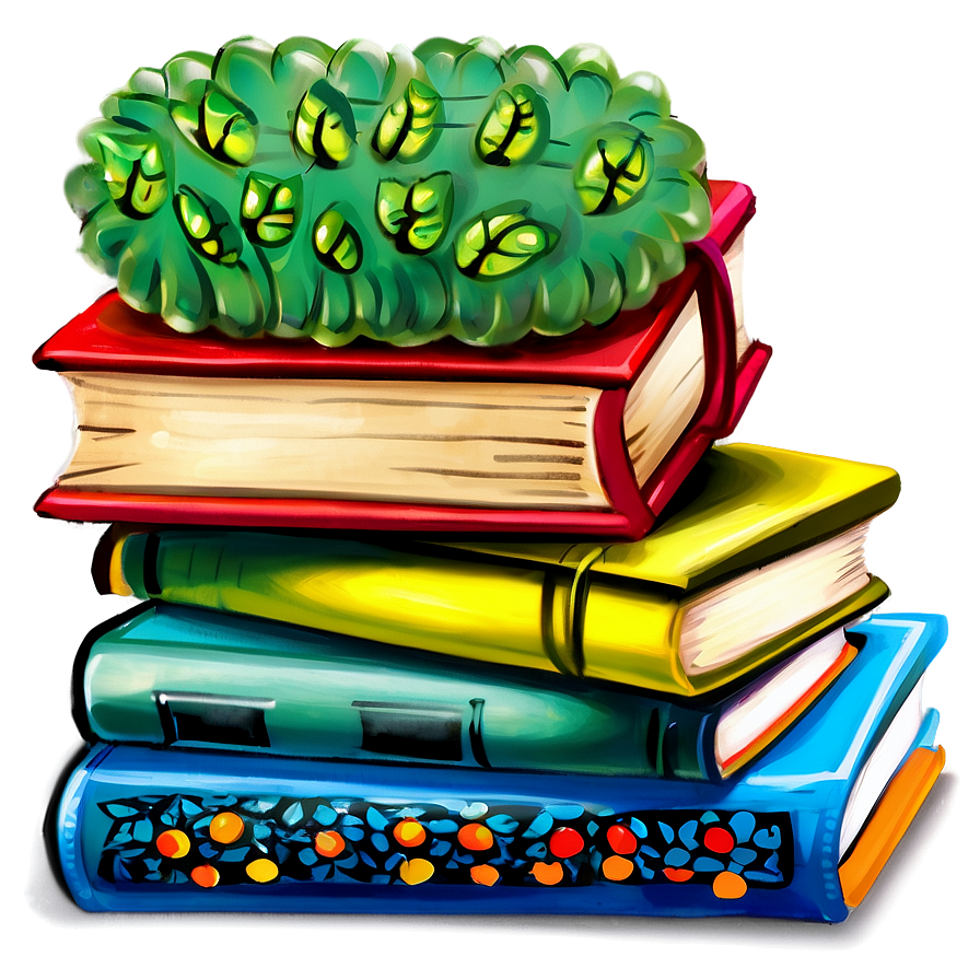 Stack Of Children's Books Png Bsa