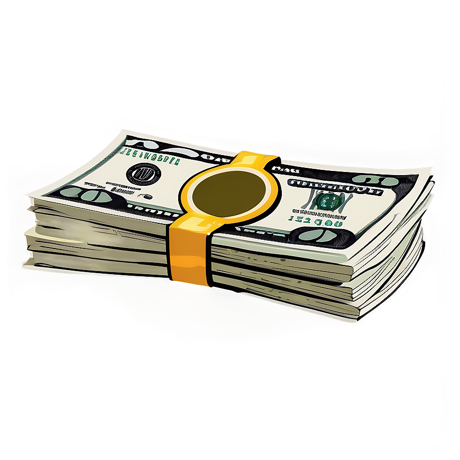 Stack Of Dollars Money Vector Png 59