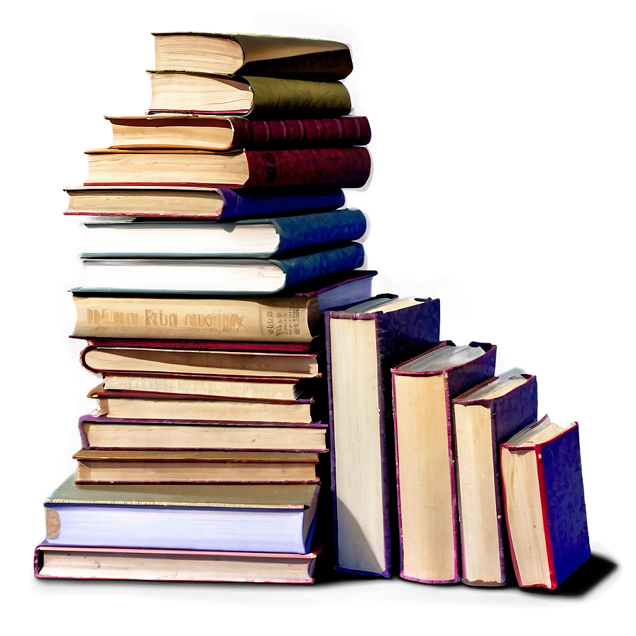 Stacked Books Png 31