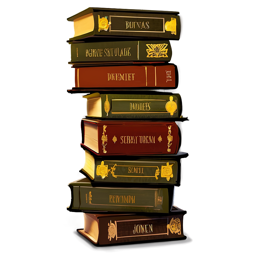 Stacked Business Books Png Abs98