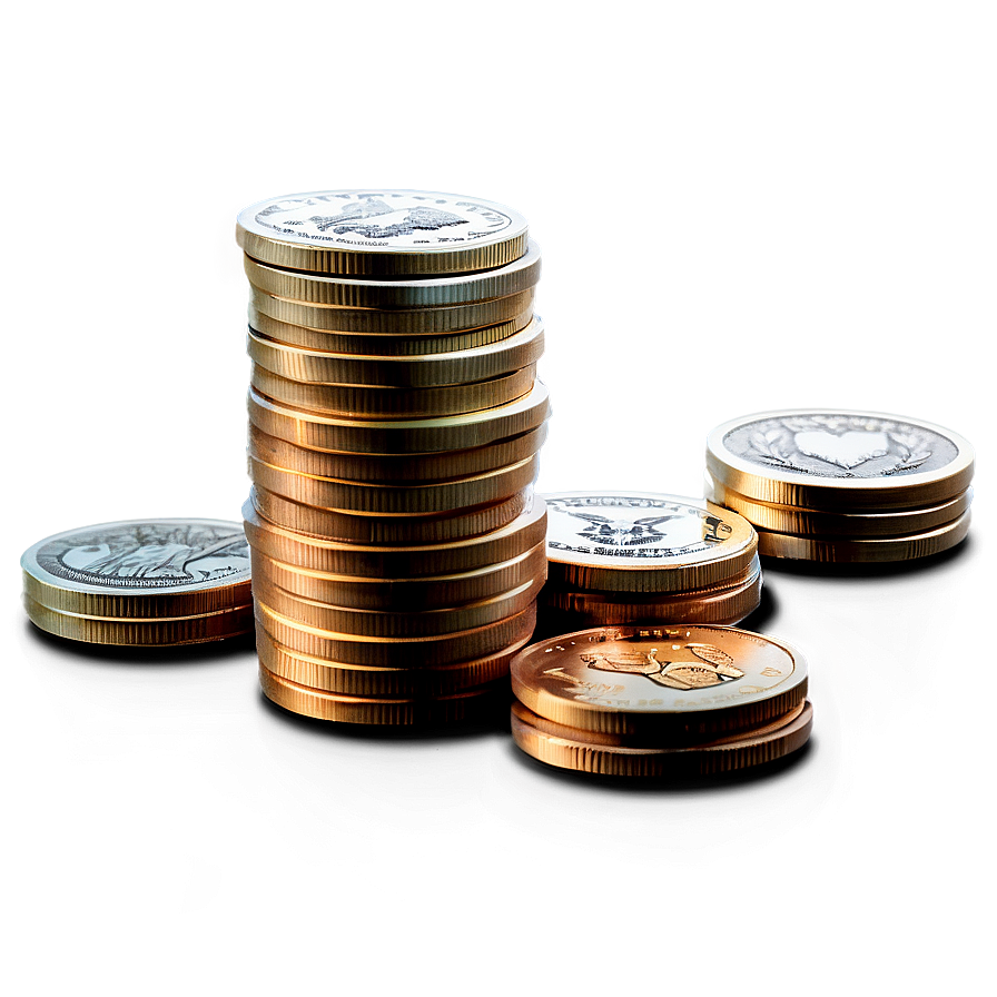 Stacked Coins Png 60