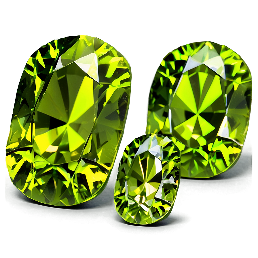 Stacked Peridot Stones Png Mqq