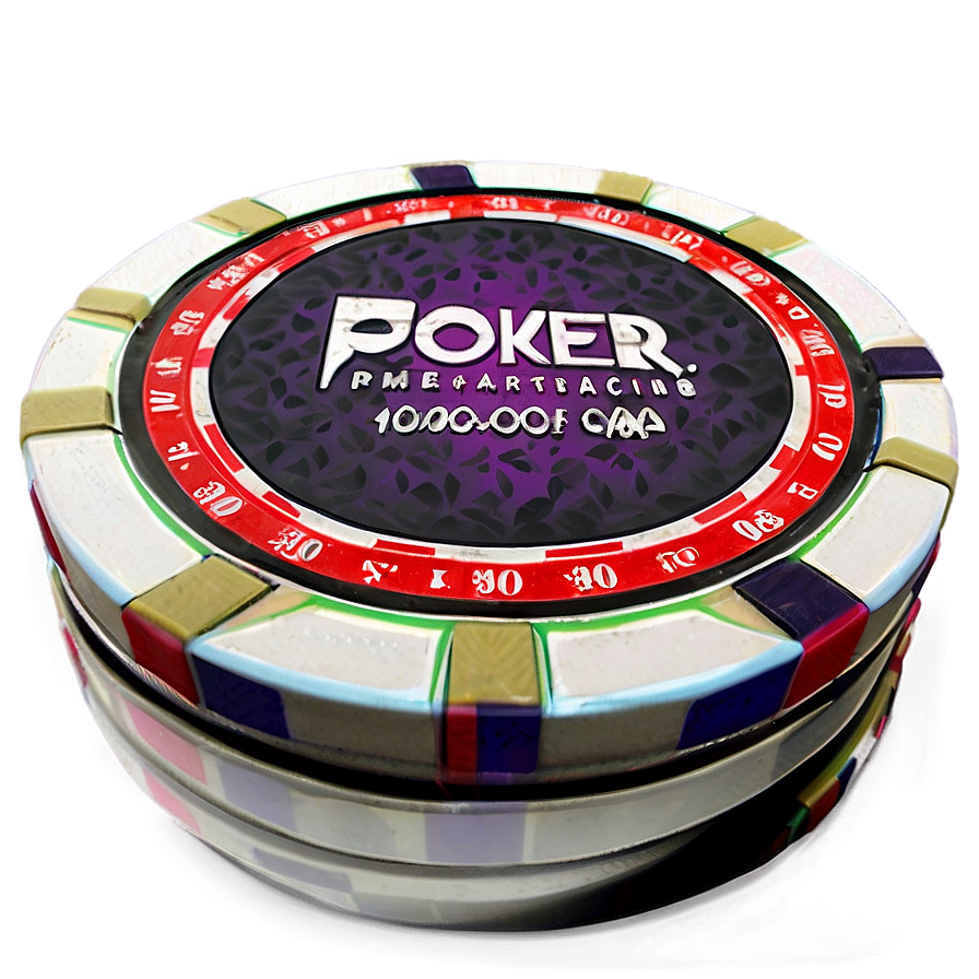 Stacked Poker Chips1000000 Currency