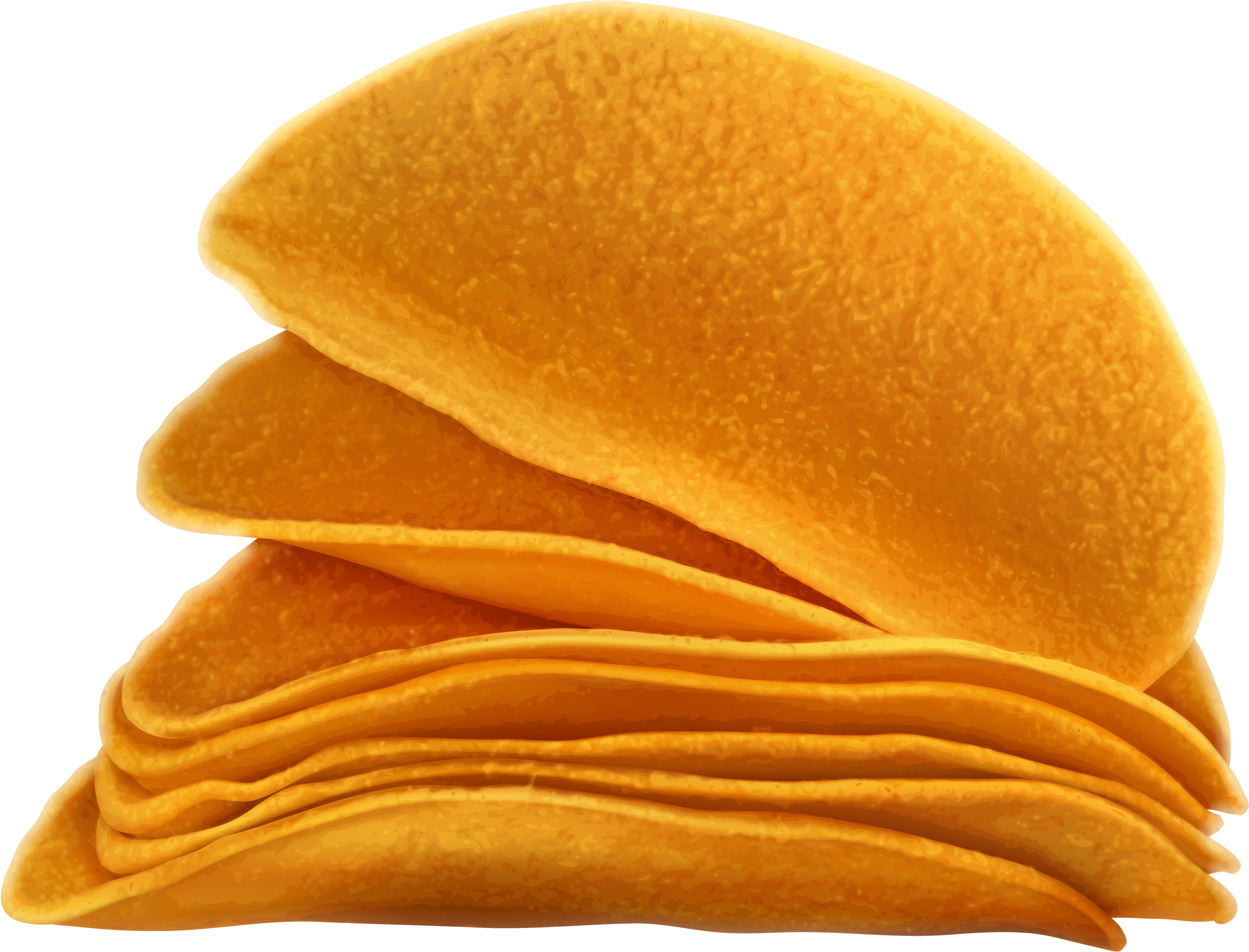 Stacked Potato Chips Transparent Background