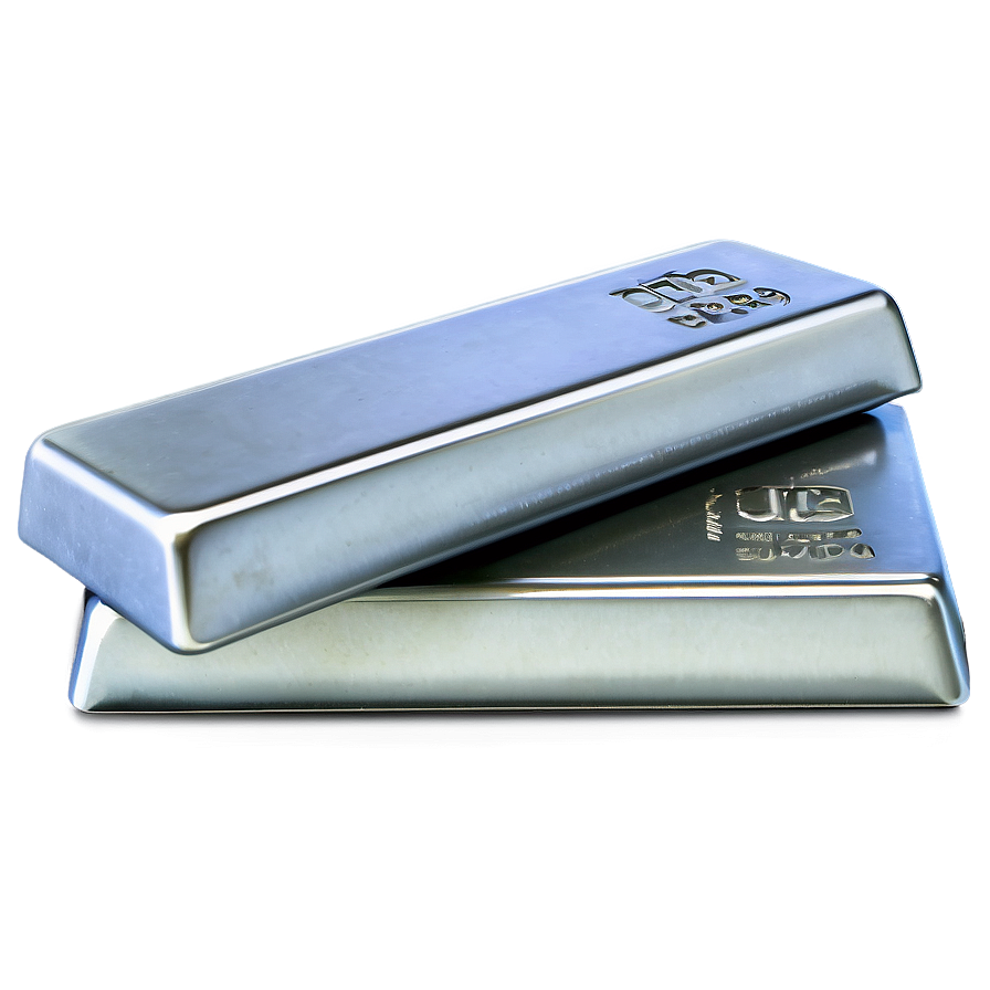 Stacked Silver Bars Png 68