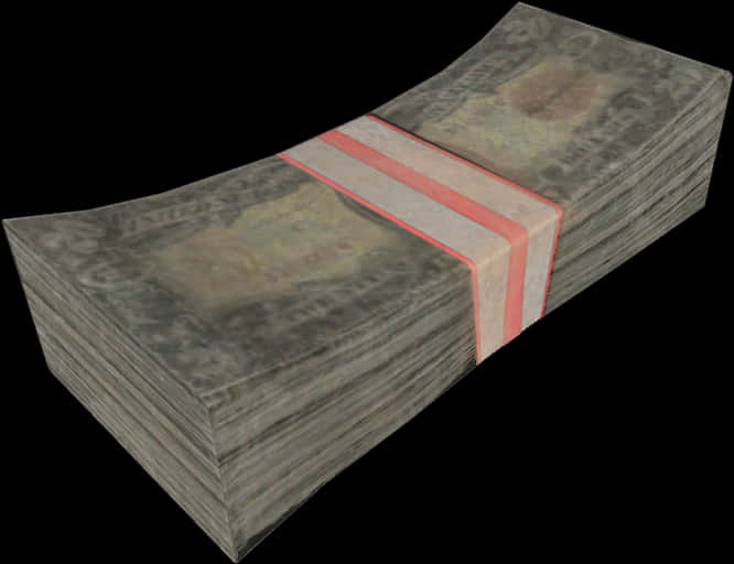 Stackof Cash3 D Rendering