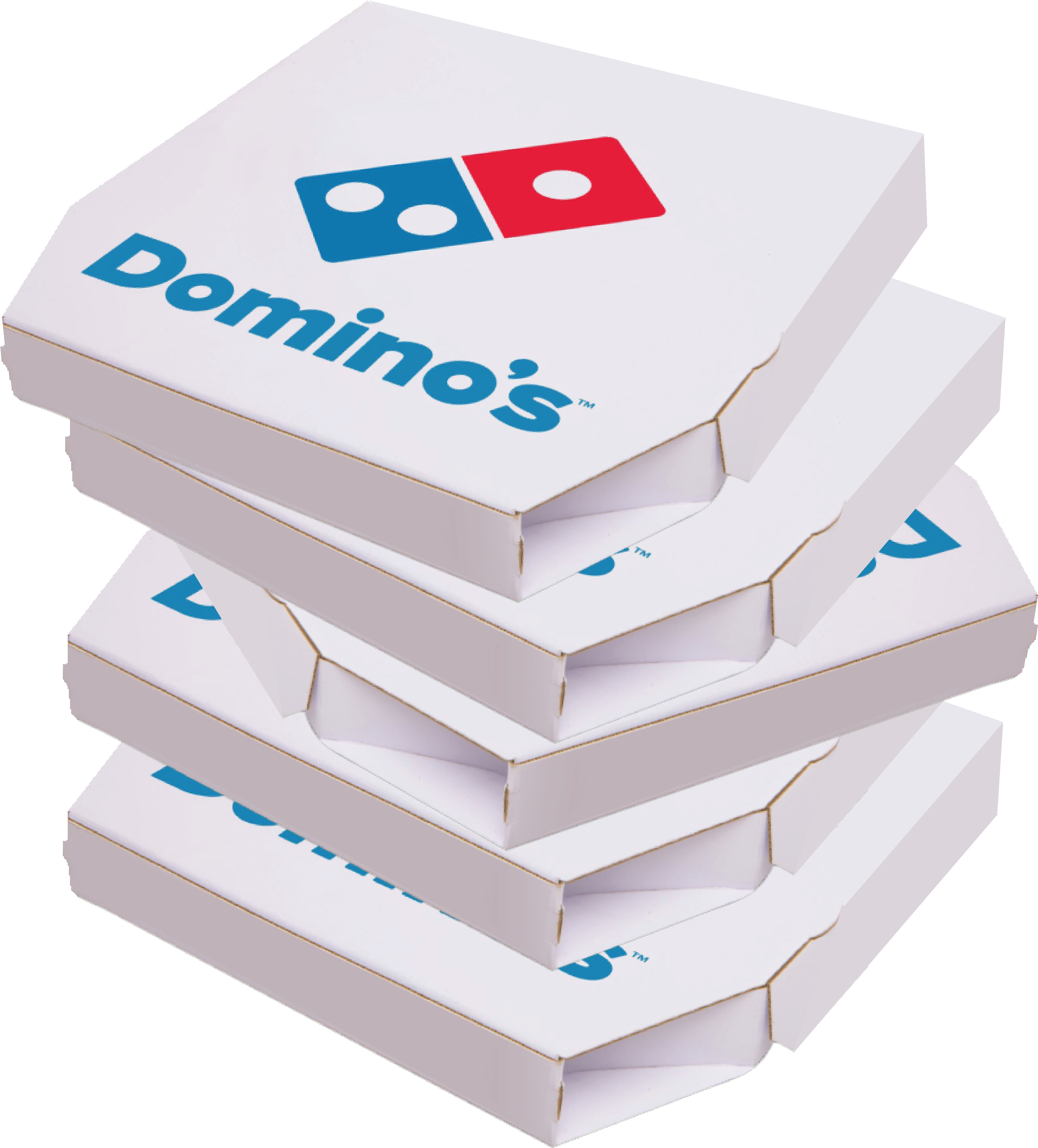 Stackof Dominos Pizza Boxes
