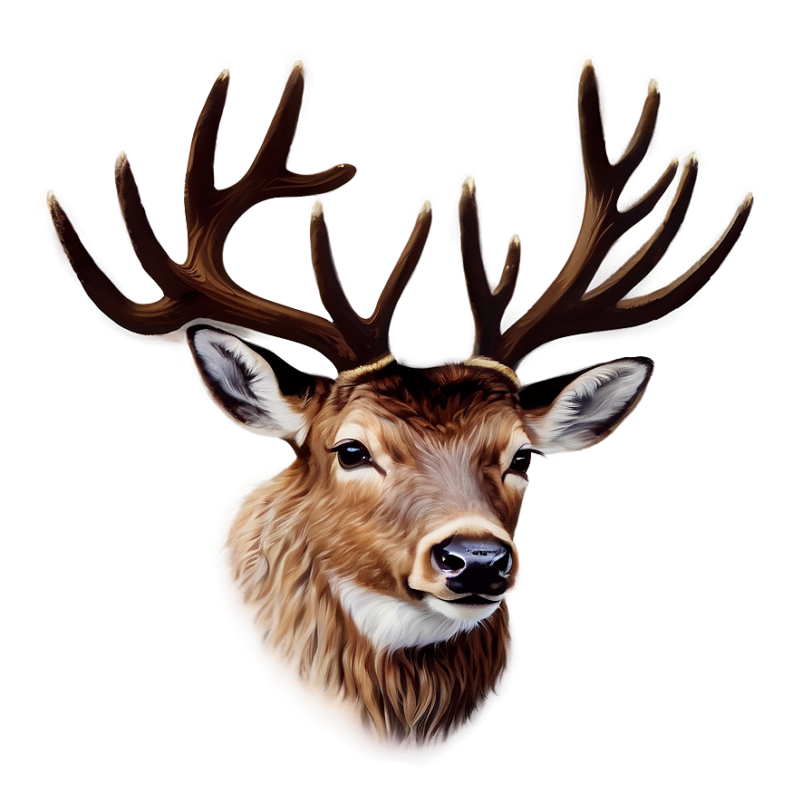 Stag Deer Illustration Png Fso36