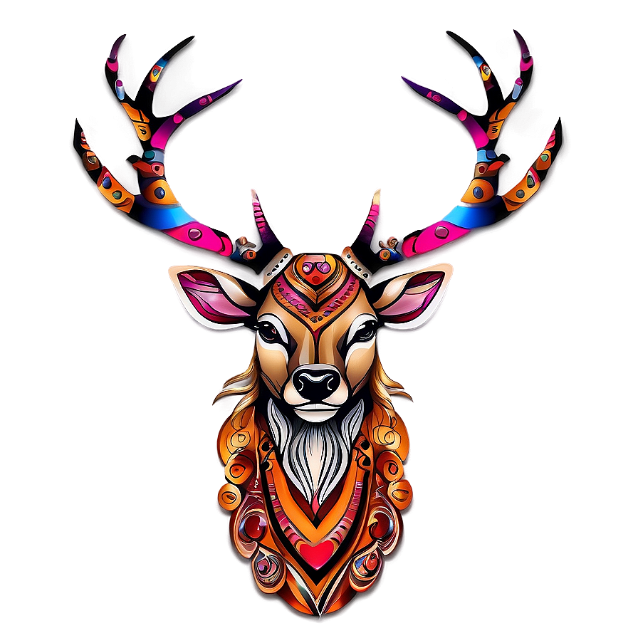 Stag Tattoo Design Png Vde