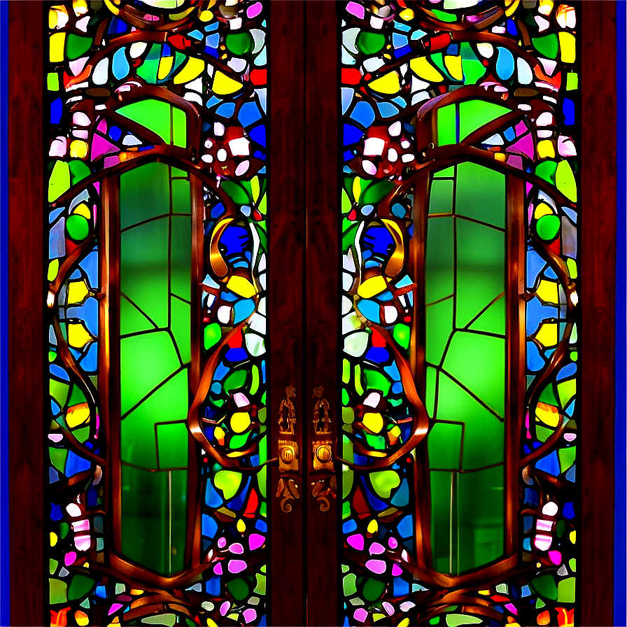 Stained Glass Door Design Png 06262024