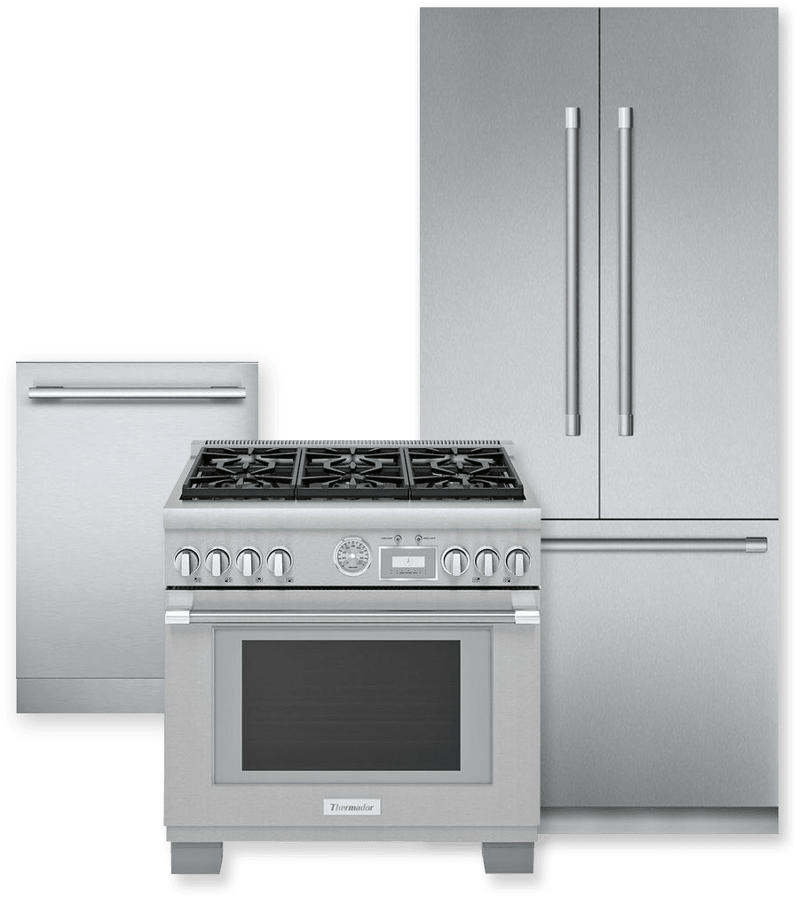 Stainless Steel Kitchen Appliances Set