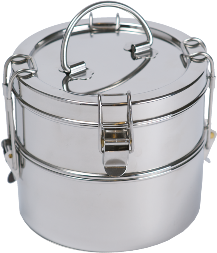 Stainless Steel Tiffin Box Stacked