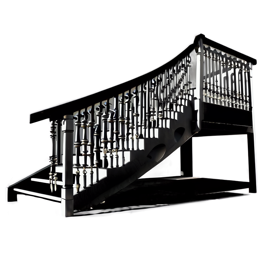 Staircase With Landing Png Kfo