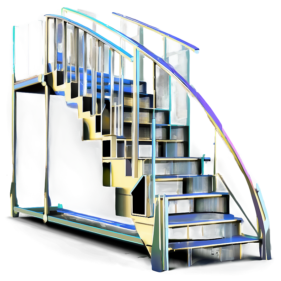 Staircase With Slide Png 06122024