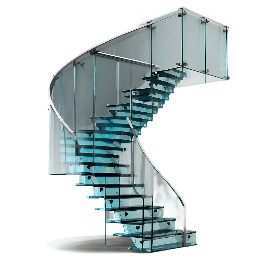 Stairs With Glass Balustrade Png Xbf