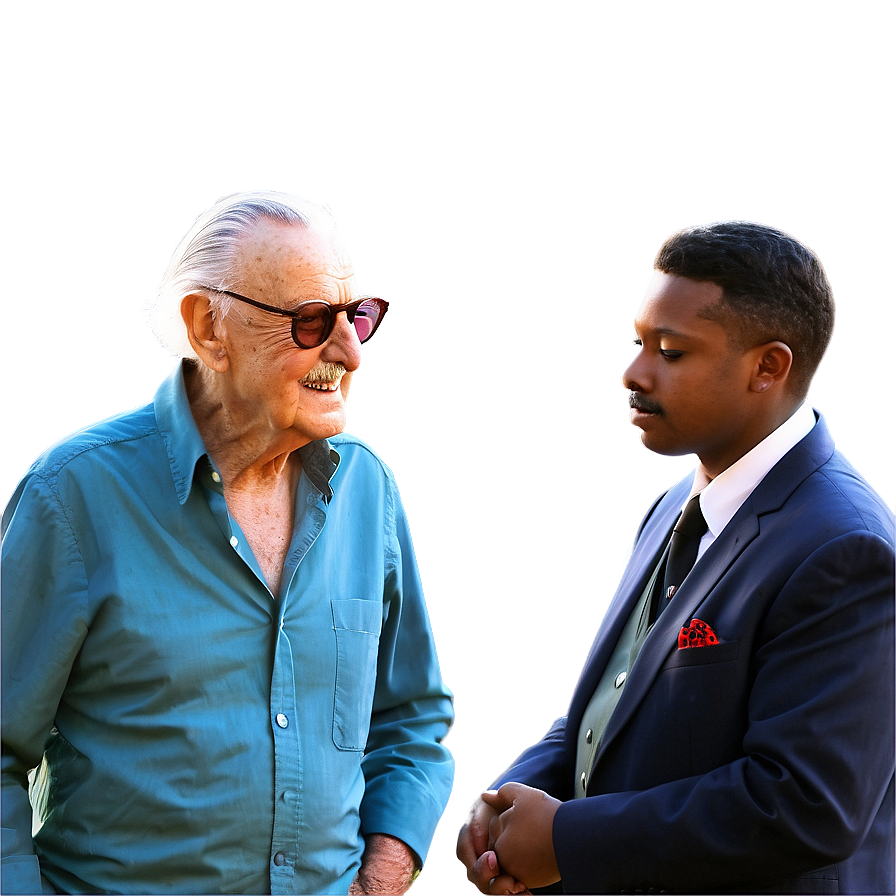 Stan Lee Behind The Scenes Png Lek