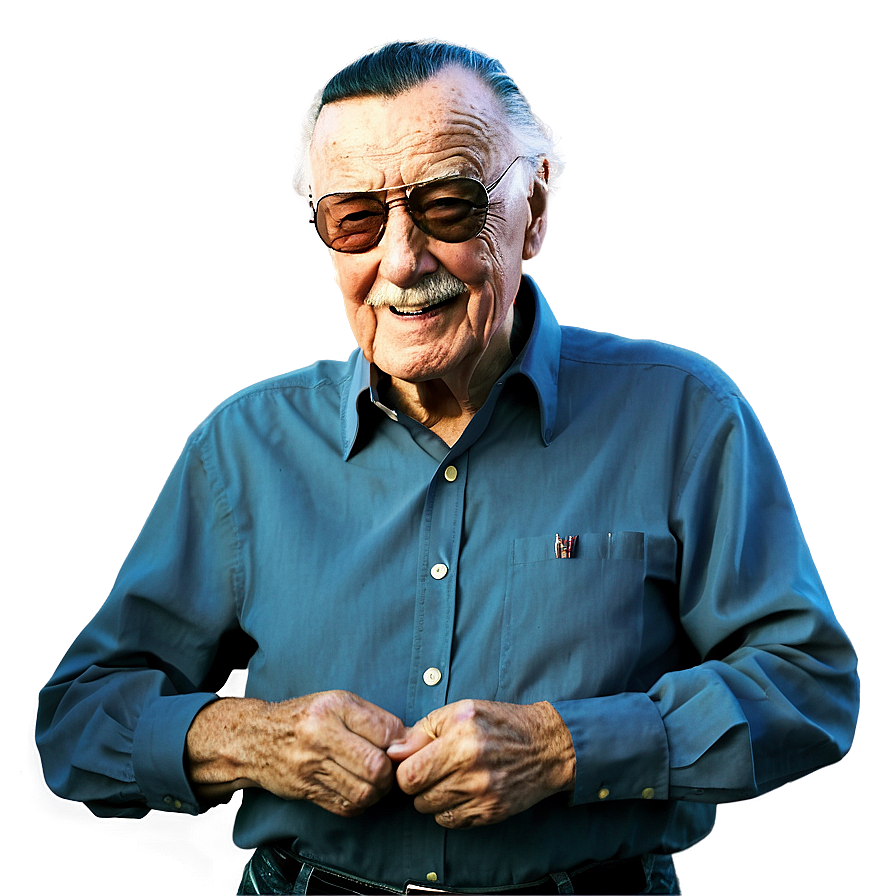 Stan Lee Marvel Editor Png Erc5