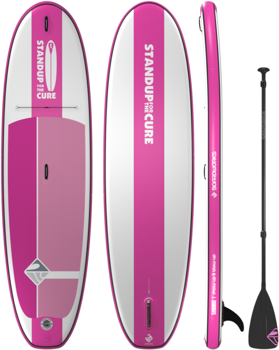 Stand Up For The Cure Paddleboardand Paddle