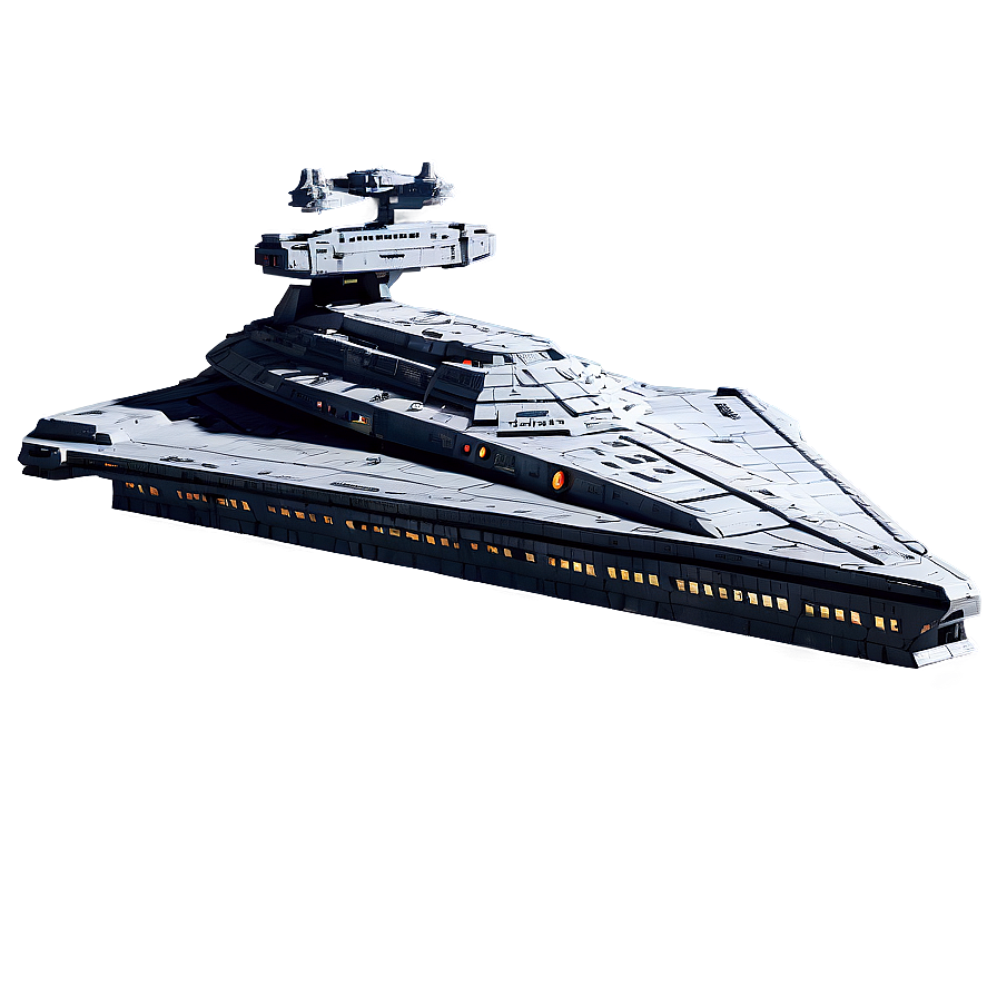 Star Destroyer With Fighters Png Shq