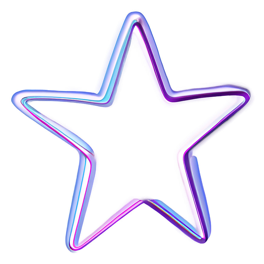 Star Outline Art Png 05252024