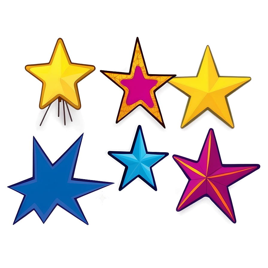 Star Vector Cartoon Png Kgb