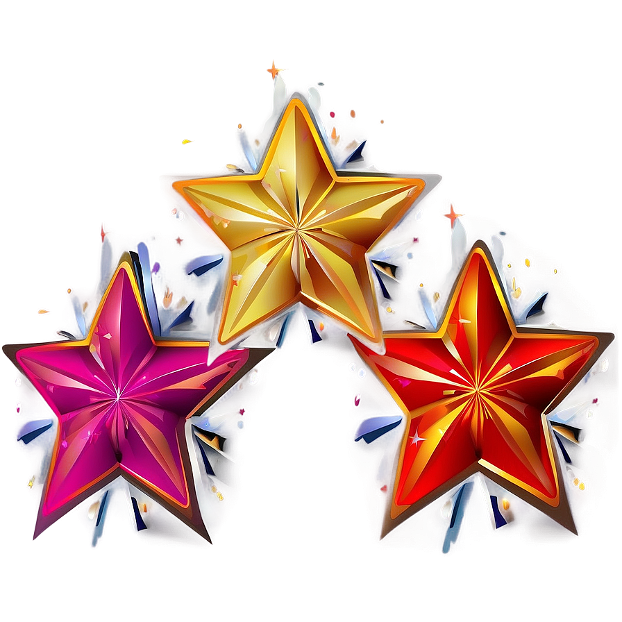 Star Vector Decoration Png Bqh