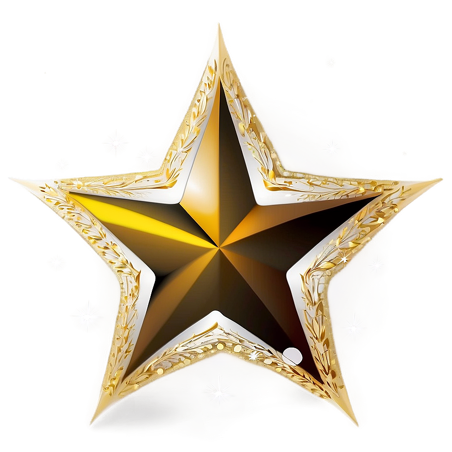 Star Vector For Decor Png Per