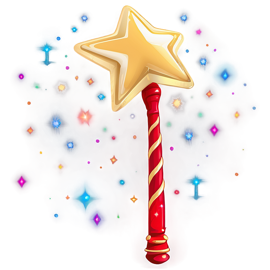 Star Wand Vector Png 06132024